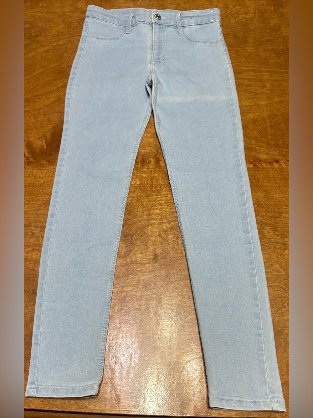 Girls-Kids H&M skinny fit stretch jeans in light blue NWOT